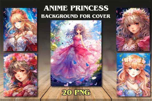 Anime Princess Backgrounds for Covers: A Creative Asset
