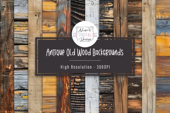 Antique Old Wood Backgrounds: Authentic Texture for Modern Design