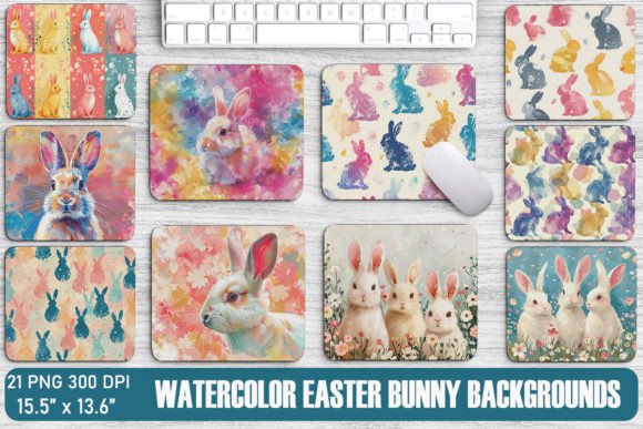 Bring Spring to Life: Using Watercolor Easter Bunny Backgrounds
