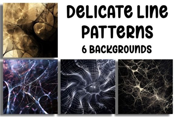 Delicate Line Patterns: Nature's Geometric Masterpieces