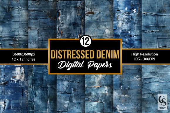 Distressed Denim Texture Backgrounds: A Designer's Secret Weapon