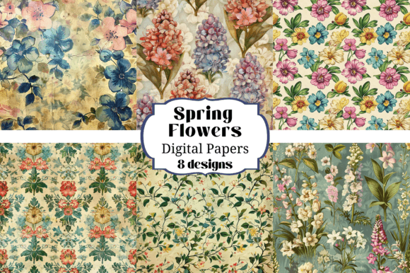 Spring Flower Digital Paper Backgrounds: A Creative's Guide
