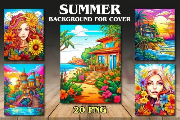 Summer Backgrounds for Covers: Capturing Sun-Kissed Creativity