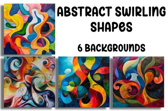 Unlock Dynamic Visuals with Abstract Swirling Shapes