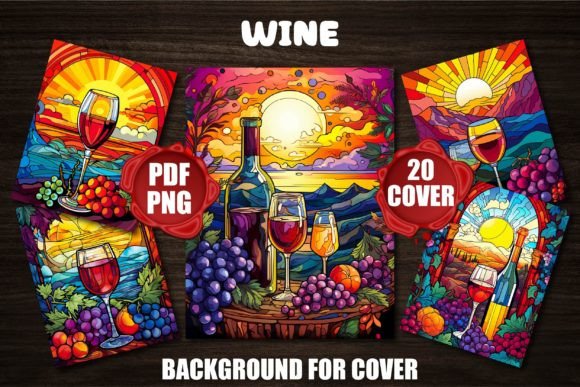 Wine Backgrounds for Covers: Setting the Scene for Sophistication